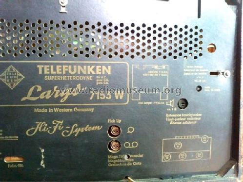Largo 7153W; Telefunken (ID = 1604725) Radio