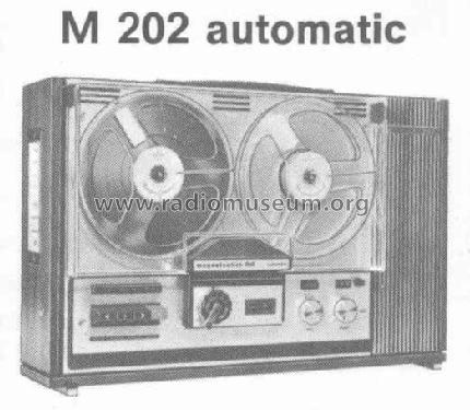 Magnetophon 202 Automatic M 202; Telefunken (ID = 477054) Enrég.-R