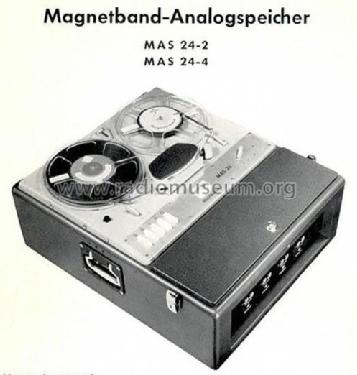 Magnetband-Analogspeicher MAS 24-4; Telefunken (ID = 1697654) R-Player