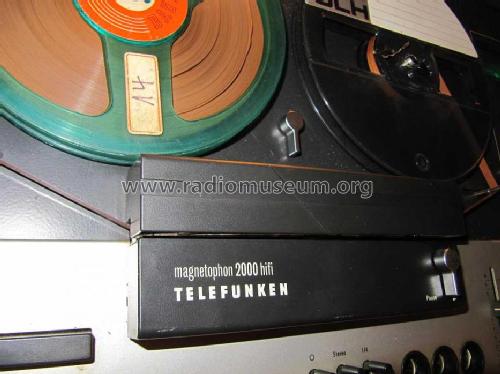 Magnetophon 2000 HiFi; Telefunken (ID = 963544) Sonido-V