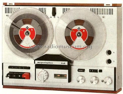 Magnetophon 205 M-205; Telefunken (ID = 1563076) R-Player