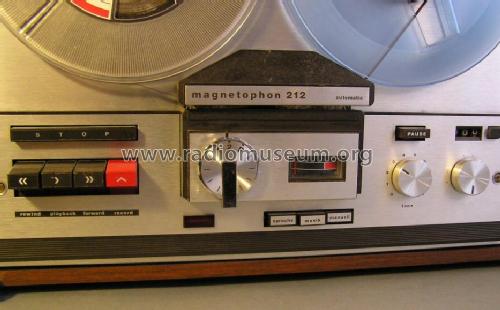 Magnetophon 212 automatic M-212; Telefunken (ID = 597363) Enrég.-R