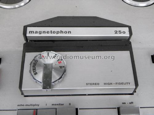 Magnetophon 250 HiFi M-250 ; Telefunken (ID = 1958414) Enrég.-R