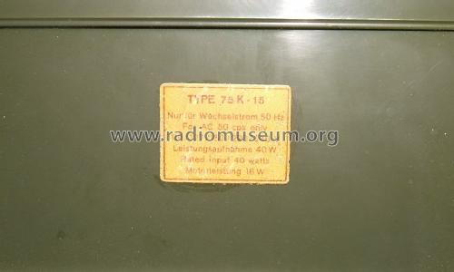 Magnetophon 75K-15; Telefunken (ID = 599937) R-Player