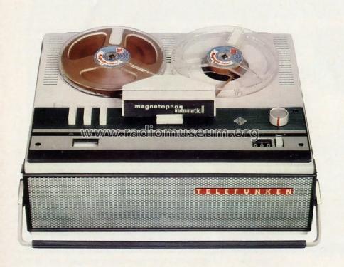 Magnetophon automatic II ; Telefunken (ID = 471208) Sonido-V
