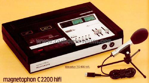 Magnetophon C2200 HiFi; Telefunken (ID = 758125) R-Player