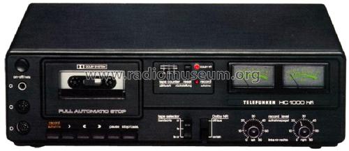 magnetophon HC1000 hifi; Telefunken (ID = 751864) R-Player