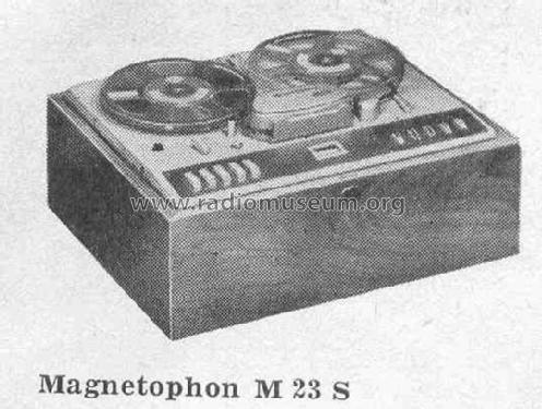 Magnetophon M23S; Telefunken (ID = 376662) R-Player