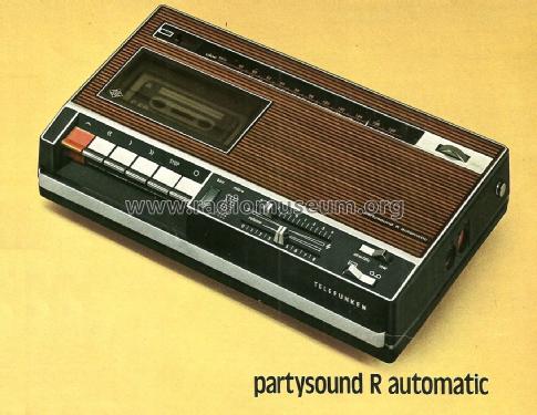 Magnetophon Partysound R Automatic; Telefunken (ID = 1871255) Radio