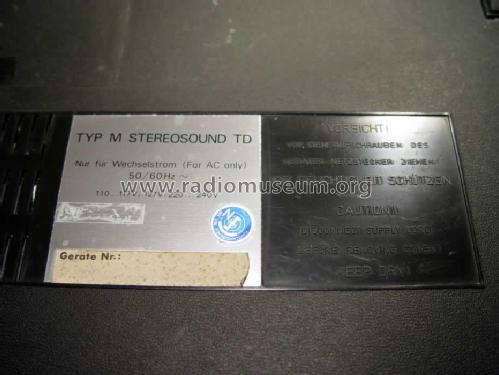 magnetophon stereosound TD; Telefunken (ID = 1002510) R-Player