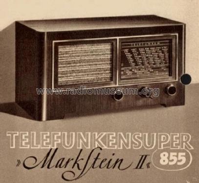 Markstein II 855GW ; Telefunken (ID = 488141) Radio