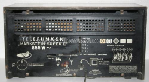 Markstein II 855W ; Telefunken (ID = 1107750) Radio