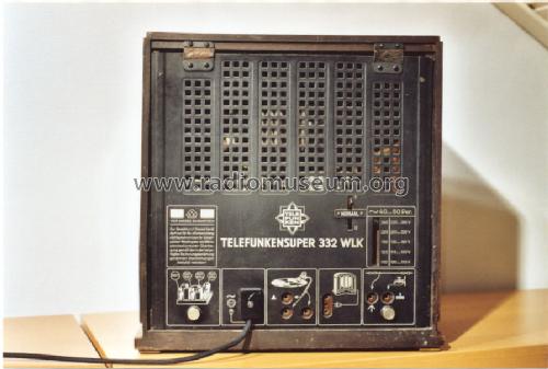 Meistersuper 332WLK ; Telefunken (ID = 14280) Radio