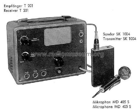 Mikroport-Empfänger T201; Telefunken (ID = 47307) Commercial Re