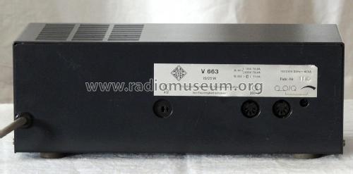 Mischverstärker V663; Telefunken (ID = 1843520) Ampl/Mixer