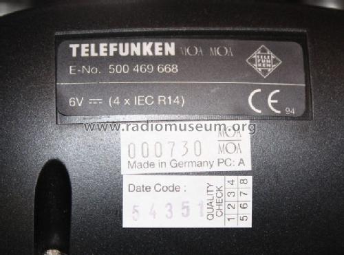 Moa Moa ; Telefunken (ID = 1596680) Radio