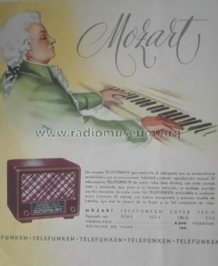 Mozart 754AC; Telefunken (ID = 2544011) Radio
