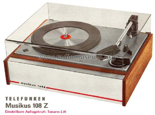 Musikus 108Z; Telefunken (ID = 754428) R-Player