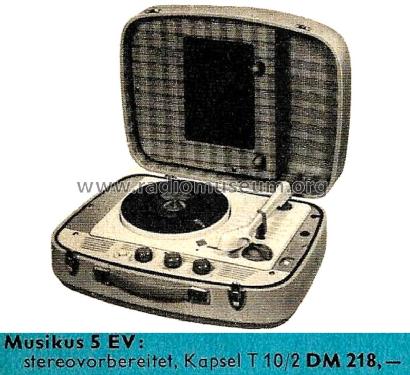 Musikus 5EV; Telefunken (ID = 2269237) R-Player