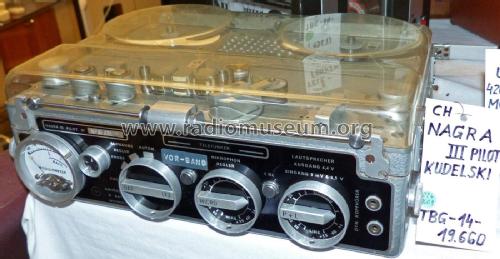 Nagra III Pilot ; Telefunken (ID = 2165240) Sonido-V