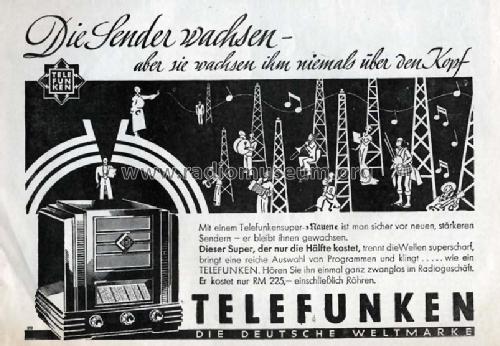 Nauen 330GLK ; Telefunken (ID = 395978) Radio