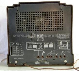 Nauen 330WL ; Telefunken (ID = 70281) Radio