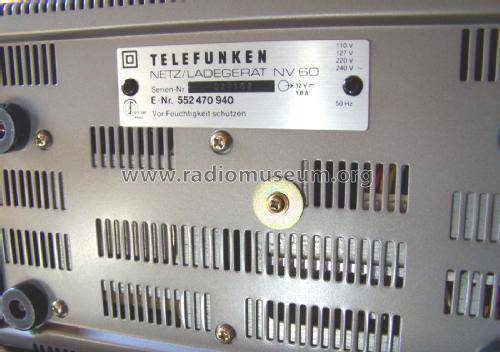 Netz-/Ladegerät NV60; Telefunken (ID = 2430204) Power-S