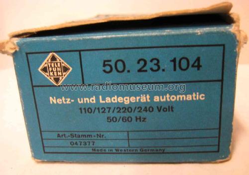 Netz-und Ladegerät Automatic ; Telefunken (ID = 2785752) Power-S