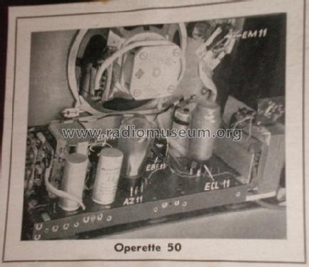 Operette 50; Telefunken (ID = 1129140) Radio