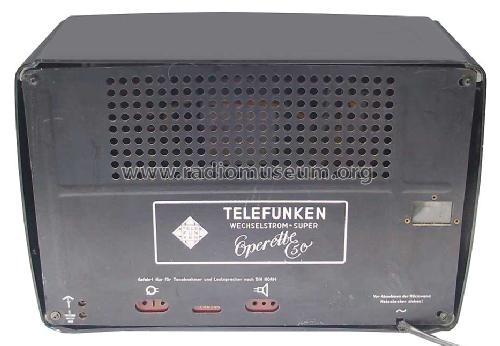 Operette 50W ; Telefunken (ID = 233502) Radio