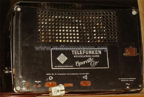 Operette 50W UKW; Telefunken (ID = 1029157) Radio
