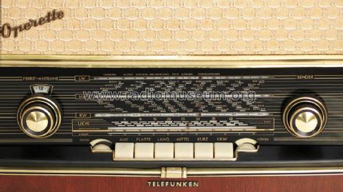 Operette 7; Telefunken (ID = 1726544) Radio