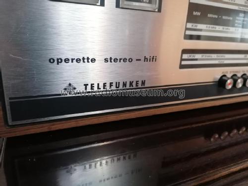 Operette HiFi 201; Telefunken (ID = 2735925) Radio