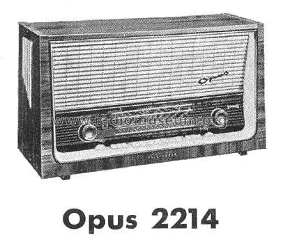 Opus 2214; Telefunken (ID = 13652) Radio