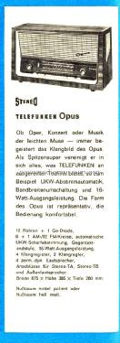 Opus 2214; Telefunken (ID = 2047043) Radio