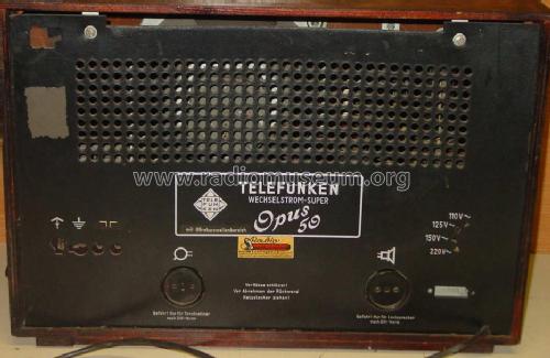 Opus 50W UKW; Telefunken (ID = 175253) Radio