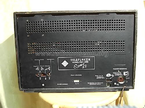 Opus 52W; Telefunken (ID = 482848) Radio