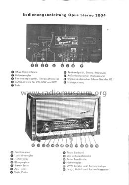 Opus-Stereo 2004; Telefunken (ID = 2101833) Radio