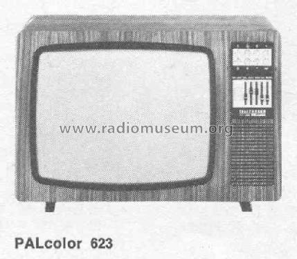 PALcolor 623 Erz.Nr. 314948644 Ch= 711; Telefunken (ID = 440745) Television