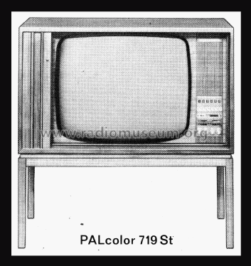 Palcolor 719ST Ch= FS69-4709; Telefunken (ID = 1766935) Television