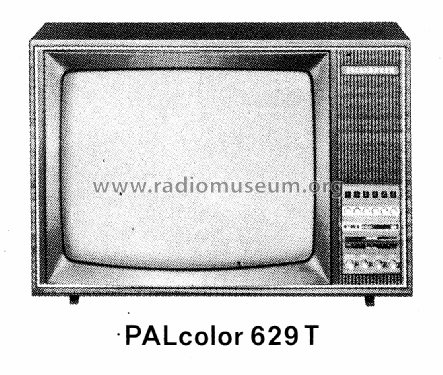 PALcolor 629T FS69 4709; Telefunken (ID = 1766895) Television