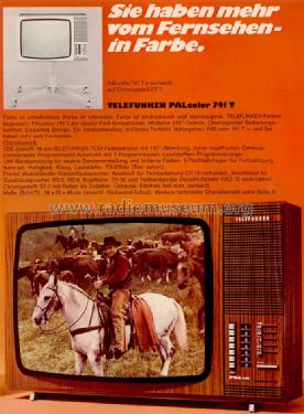PALcolor 741T; Telefunken (ID = 980805) Television