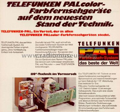 PALcolor 741T; Telefunken (ID = 980809) Television