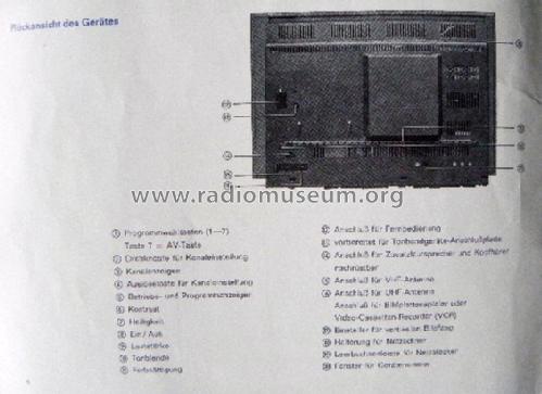 PALcolor 742 SE Ch= 710B; Telefunken (ID = 1138685) Fernseh-E