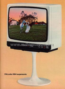 Farbfernsehgerät PALcolor 984 supersonic; Telefunken (ID = 2087910) Television