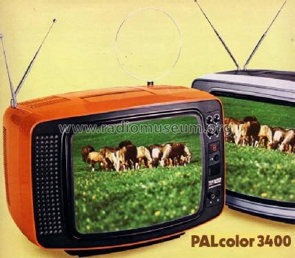 PALcolor 3400; Telefunken (ID = 1005065) Television