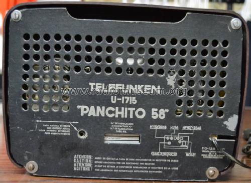 Panchito 58 U1715; Telefunken (ID = 1617893) Radio