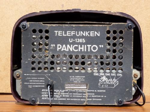 Panchito U1365; Telefunken (ID = 1205830) Radio