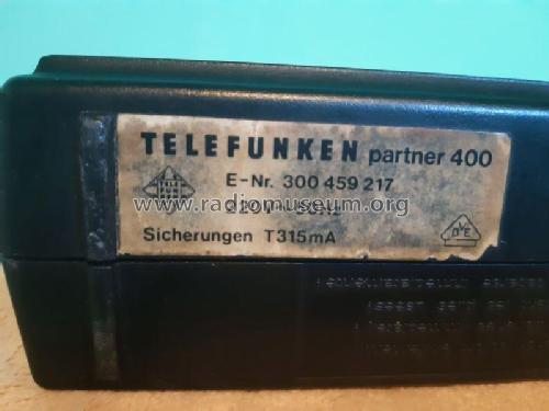 Partner 400; Telefunken (ID = 2608413) Radio