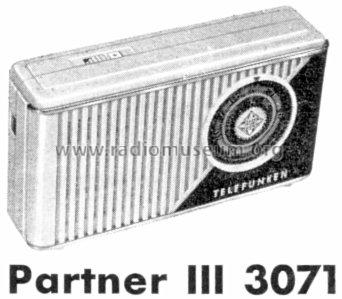 Partner III 3071; Telefunken (ID = 120515) Radio
